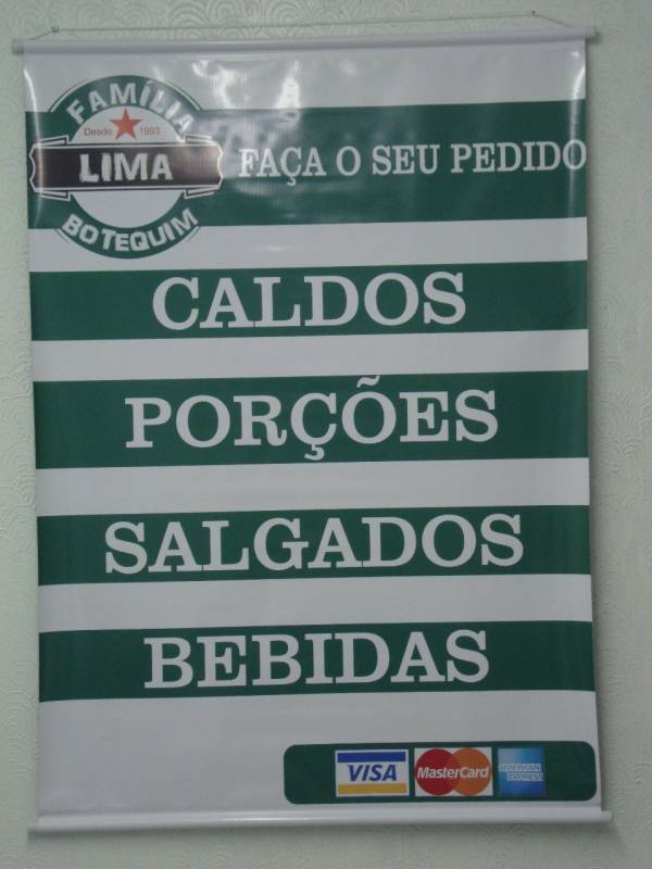 Cotação de Banner com Lona Fosca Raposo Tavares - Banner de Lona com Ilhós