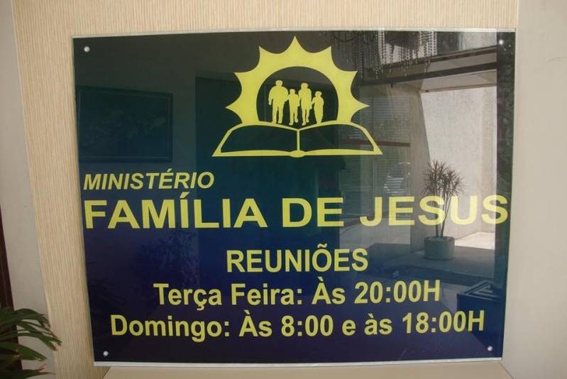 Placa em Acrílico Transparente Rondonópolis - Placa em Acrílico Transparente