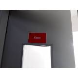 orçamento de placa de sinalização banheiro Jacarepaguá