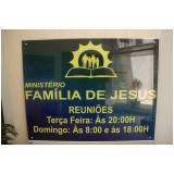 quanto custa placa acrílico sob medida Caldas Novas